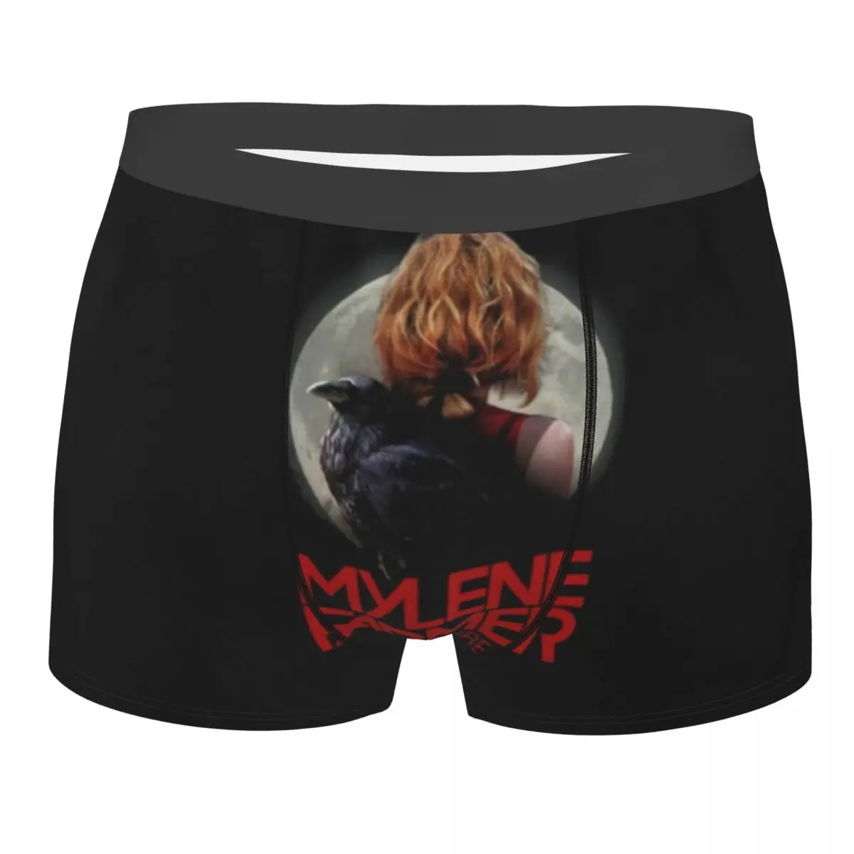 Cool Mylene Farmer French Singer Boxers Shorts Panties Men's Underpants Comfortable Briefs Underwear