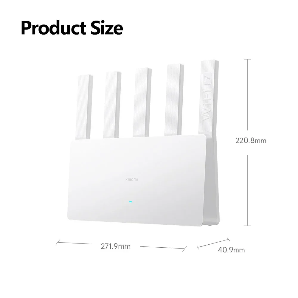 Xiaomi Router BE5000 2.5G Wifi 7 Wiress Router Mesh Group 2.4GHz 5GHz MLO Dual Band Works with Xiaomi mijia mihome App Network