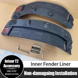 For Jetour Traveler T2 2023 2024 Linner Fender Mudguards Splash Rear Wheel Mud Guard Car Accessories 2025