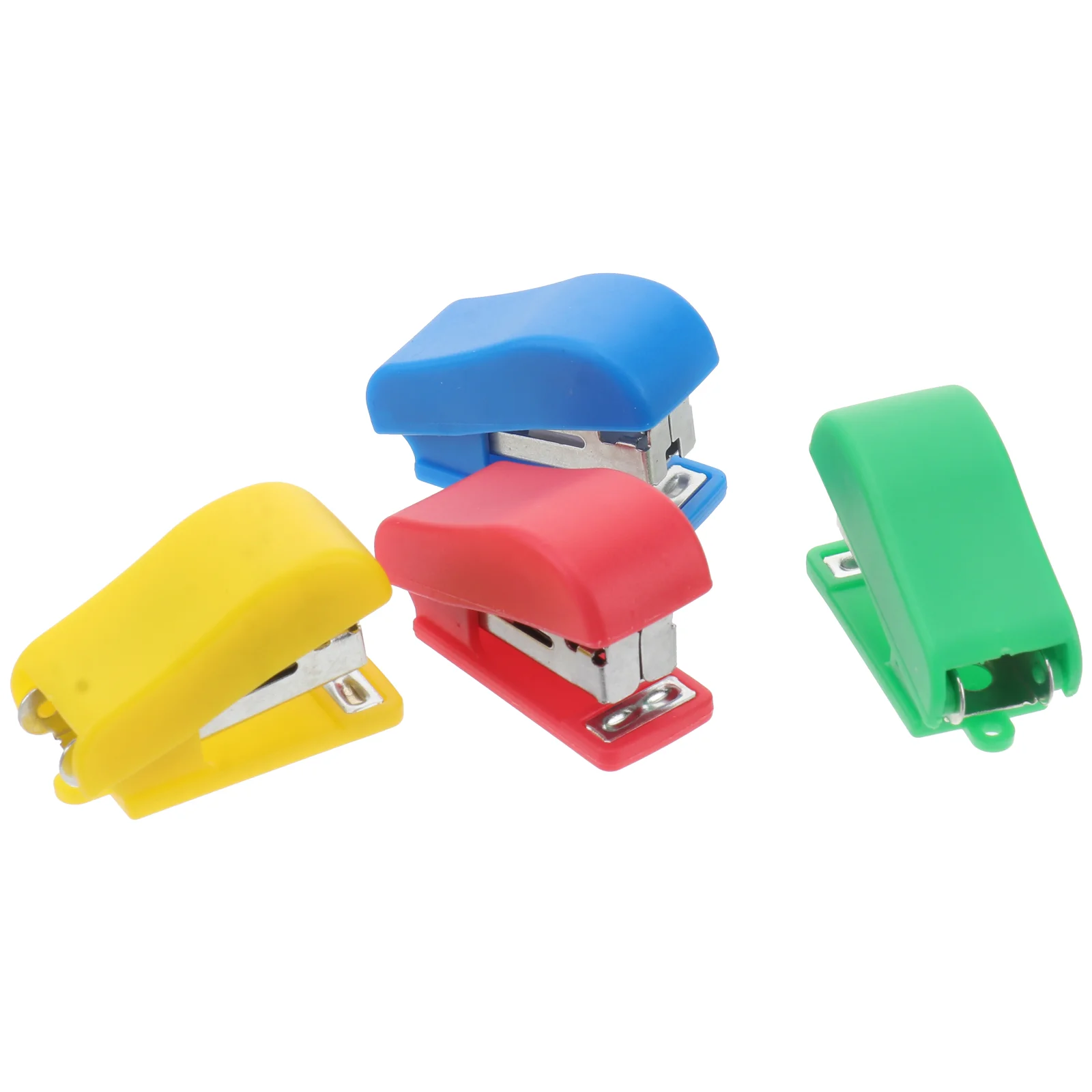 

4 Pcs Unique Design Stapler Stationery Mini Hand Desktop Cartoon