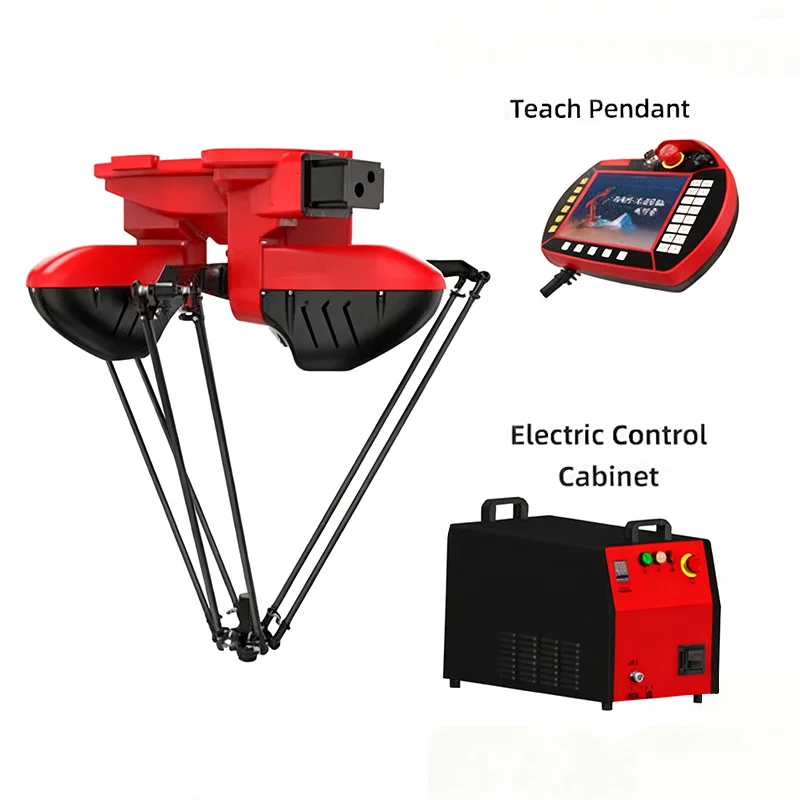 Automatic 4-Axis Parallel Manipulator, Small Industrial Robot for Light Automation Tasks