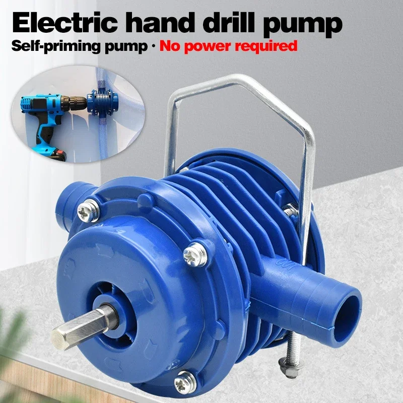 

Ручной дрель-насос из ПОМ — самовсасывающий, без электропитания для воды/дизельных/друговых жидкостей (многофункциональный)