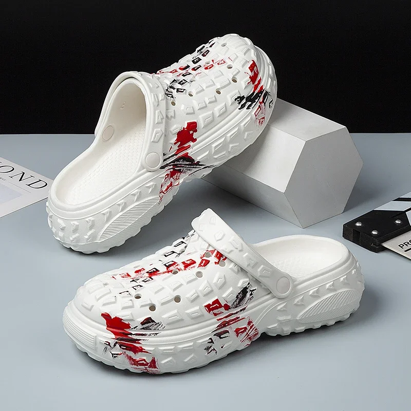 

Men's and Women's Summer Outer Wear Baotou Thick-Soled Beach Sandals