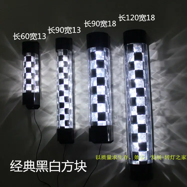 

Crystal shine beauty salon turn light barber shop LED turn light to light up hair salon outdoor semi-circular wall waterproof