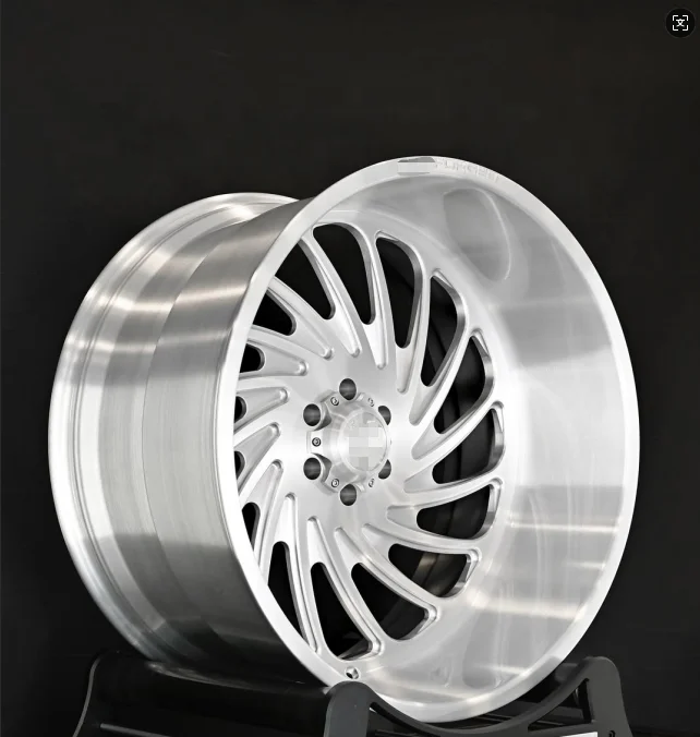 Lsgzl Forged Alloy Deep Dish Super Single 24x12 26x14 8x170 6x139.7 Custom for chevy Silverado F250 Pickup Offroad Truck Wheel