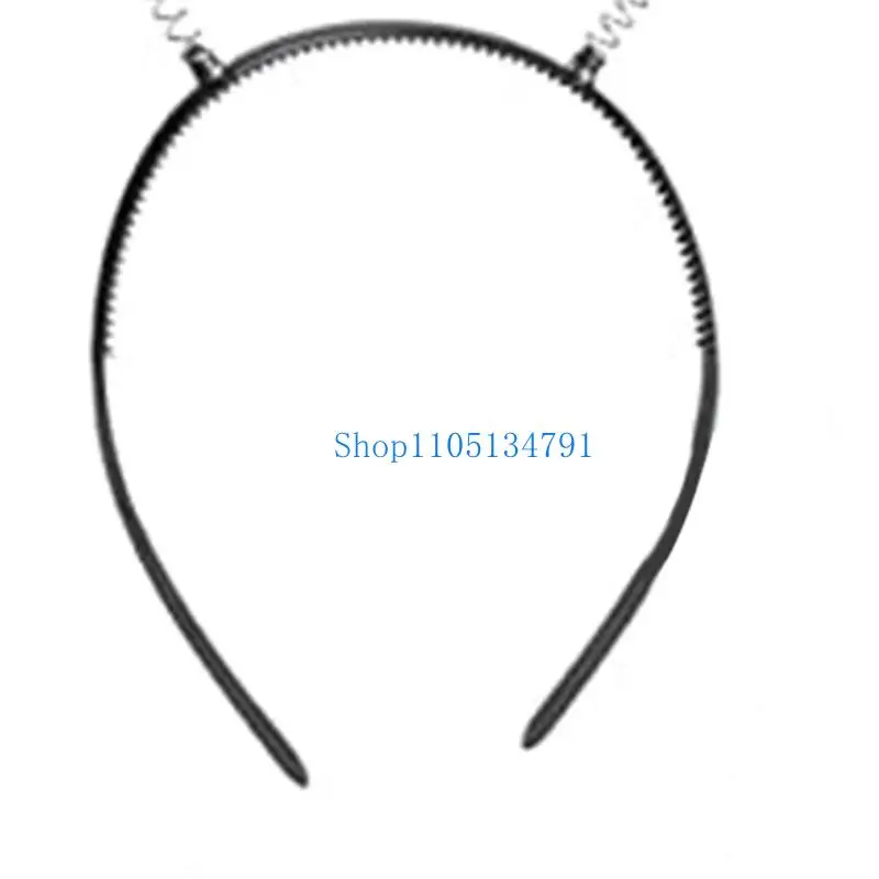 

98 км марсианская повязка на голову с изображением инопланетянина на Хэллоуин, металлическая повязка на голову с антенной на с