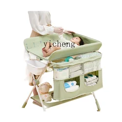 XL Diaper-Changing Table Baby Care Desk Massage Massage Bath Table Multi-Function Change Diaper-Changing Table