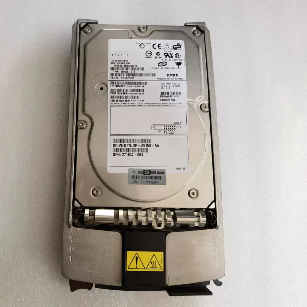 For HP 73G 10K 3.5'' SCSI 289042-001 271837-004 360205-012 Hard Disk