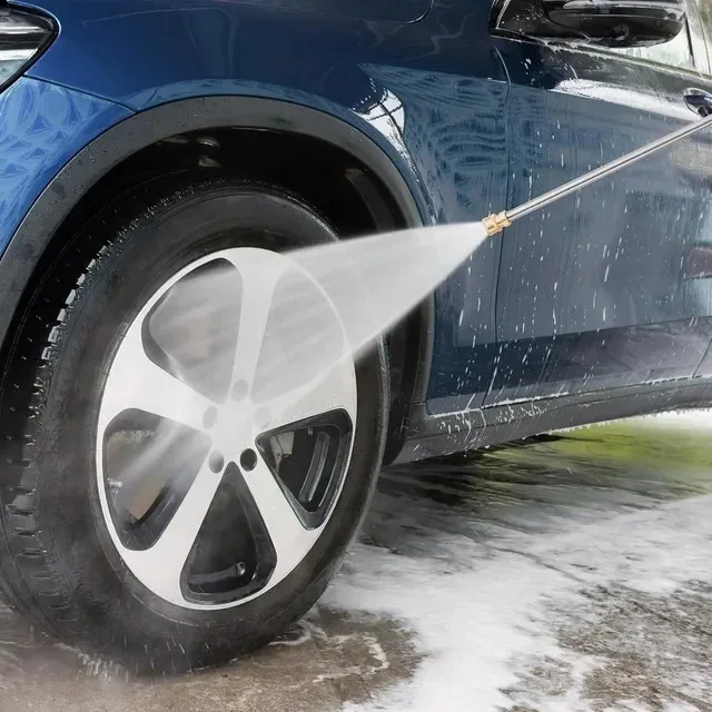 15,75 Zoll Hochdruckreiniger-Verlängerungslanze aus Edelstahl mit 1/4 Zoll Schnellanschluss, Autoreinigungs-Sprühstab Zubehör – Detail 7