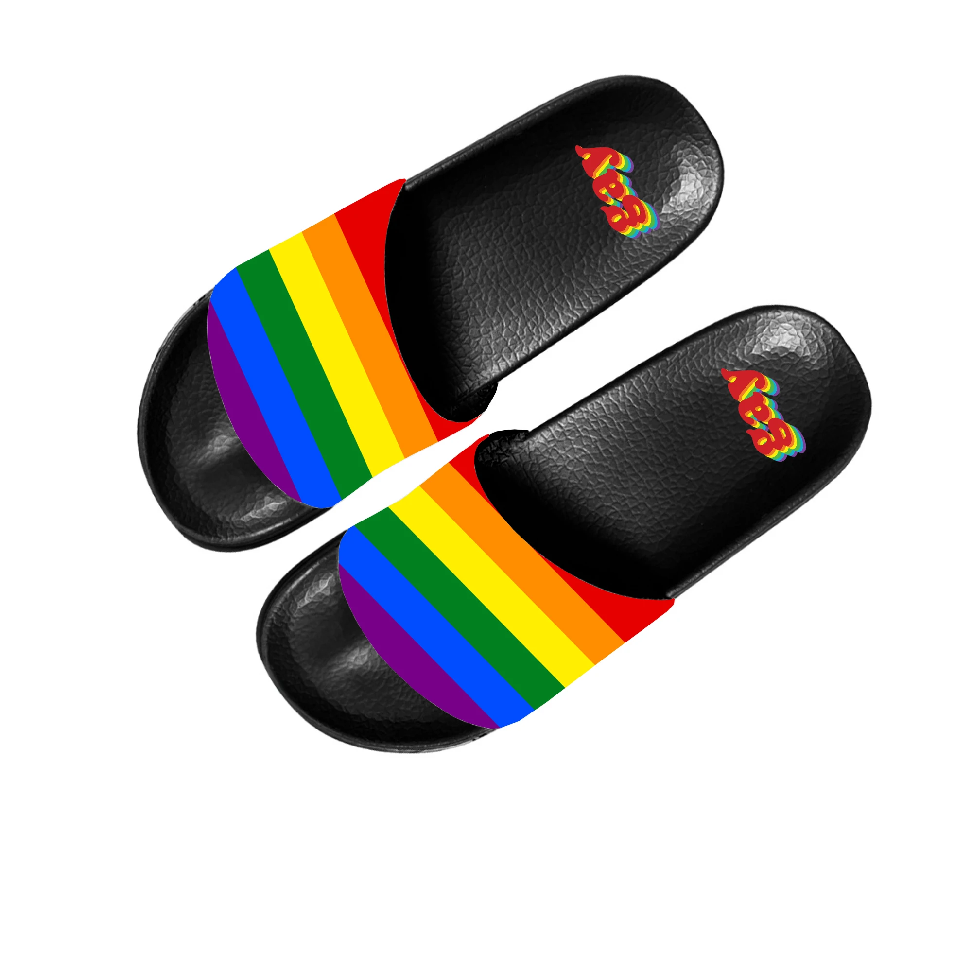 

Gay Pride Love Slippers Home Water Shoes Men Women Teenagers Children Bathroom Beach Pool Sandals That Can Be Worn Outside