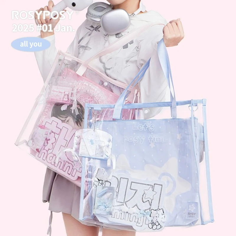 Large-capacity Two-dimensional Comic Show Light Sign Concert Materials Star Chasing Shoulder Bag for Women