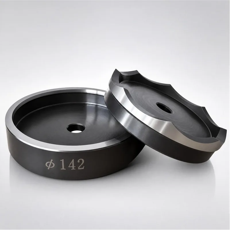 Heavy Duty 142mm Round Hydraulic Knockout Punch Die SYK-15 SYK-30 Large Dia Hole Punching Mold Cr45 Alloy Steel Heat Treated