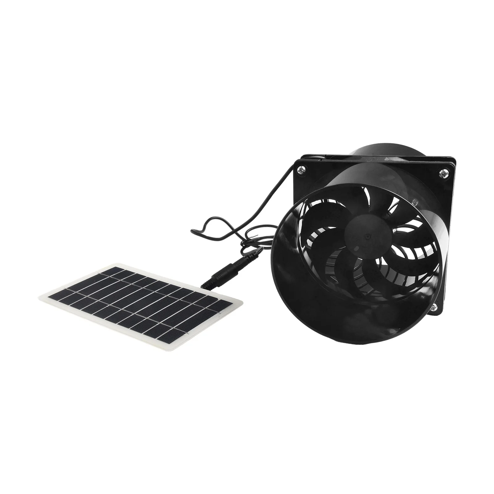 ABS Solar Panel Exhaust Fan Exhaust Fan Optimal Air Circulation Package Content Pet House Powerful And Efficient