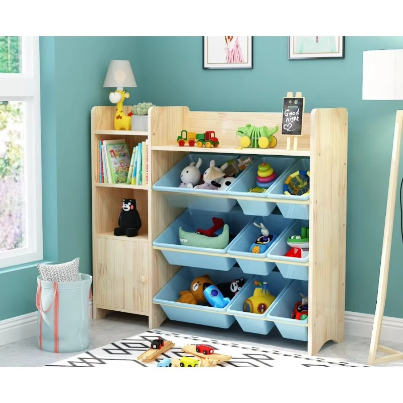 Stylish Kids' Wooden Bookshelf – Ideal for a Children's Bedroom  Durable and Safe Bookcase Made of High-Quality Wood