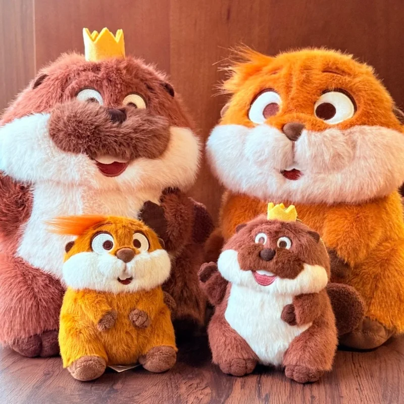 

Disney Hoppers Tom Lizard Plush Doll Anime Peripherals King George Mabel Loaf Beaver Plushie Stuffed Toys Soft Toy Collectible