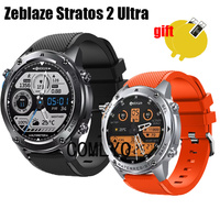 3in1 for Zeblaze Stratos 2 Ultra Strap smart watch Women men Band Silicone Bracelet Sports Belt Screen Protector Film