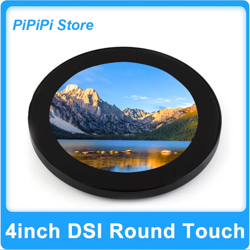

4-дюймовый DSI MIPI ЖК-круглый емкостный сенсорный экран 720x720 для Raspberry Pi, Luckfox Lyra RK3576, RK3506, ESP32-P4