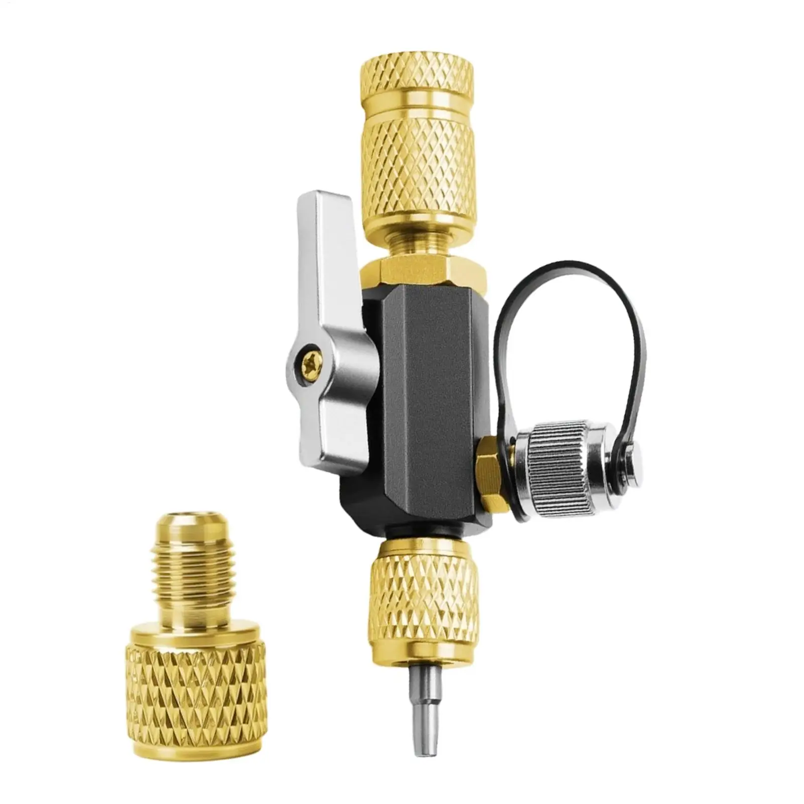 1/4 Inch Valve Core Remover Core Remover Equipment Home AC Maintenance Tool With Visual Mirror For HVAC Air Conditioning
