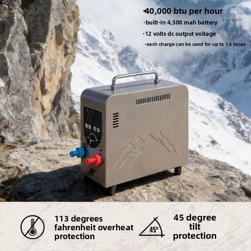 Portable Gas Water Heater 12V for Camping Travel Outdoor Shower