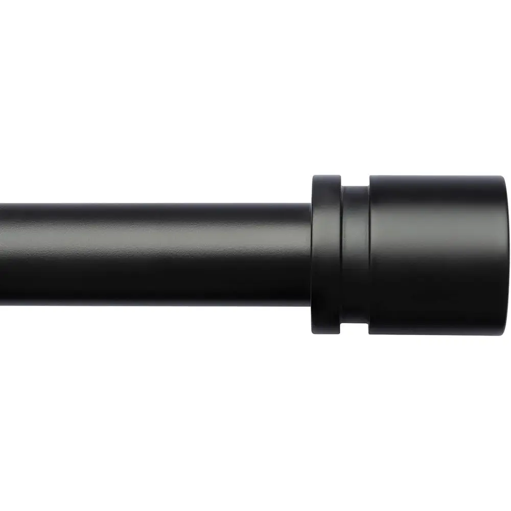 

Регулируемый алюминиевый карниз для штор черного цвета, диаметр 16-200 дюймов, толщина 1 дюйм