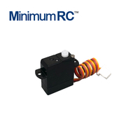 MinimumRC 1.7g Servo Steering Gear 1.0 JST Plug 110mm Cable for RC Mini Plane Model