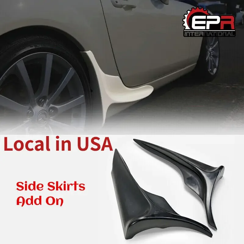 (Local in USA)  For MX5 Miata Roaster NC 2/3 IKO Style FRP Side skirts Mudguard Addon diffuser