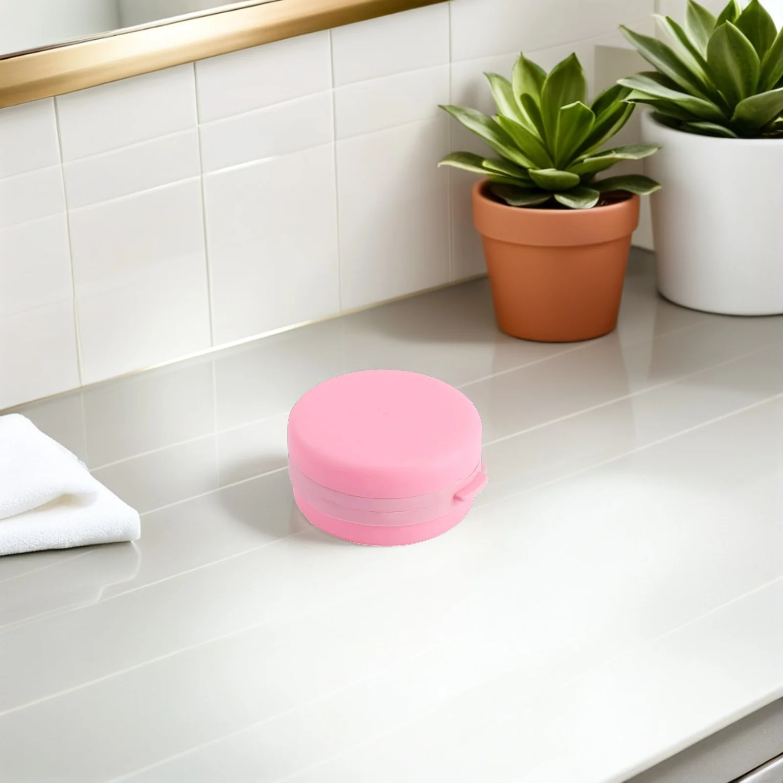 

Bath Massage Brush Silicone Body Scrubber Soft Touch Design Easy Grip Non-Slip Back Cleaning Tool with Soap Box for Sensitive