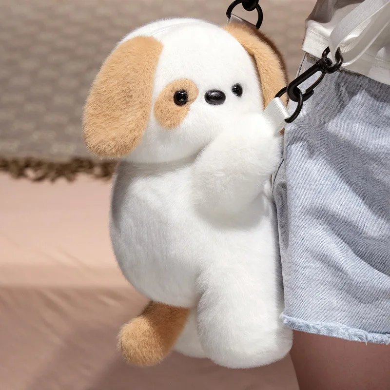 Miniso-muñeco de Koala de peluche, bolso cruzado, mochila de viaje para compras, bonito perro, regalo para niños, mochila escolar