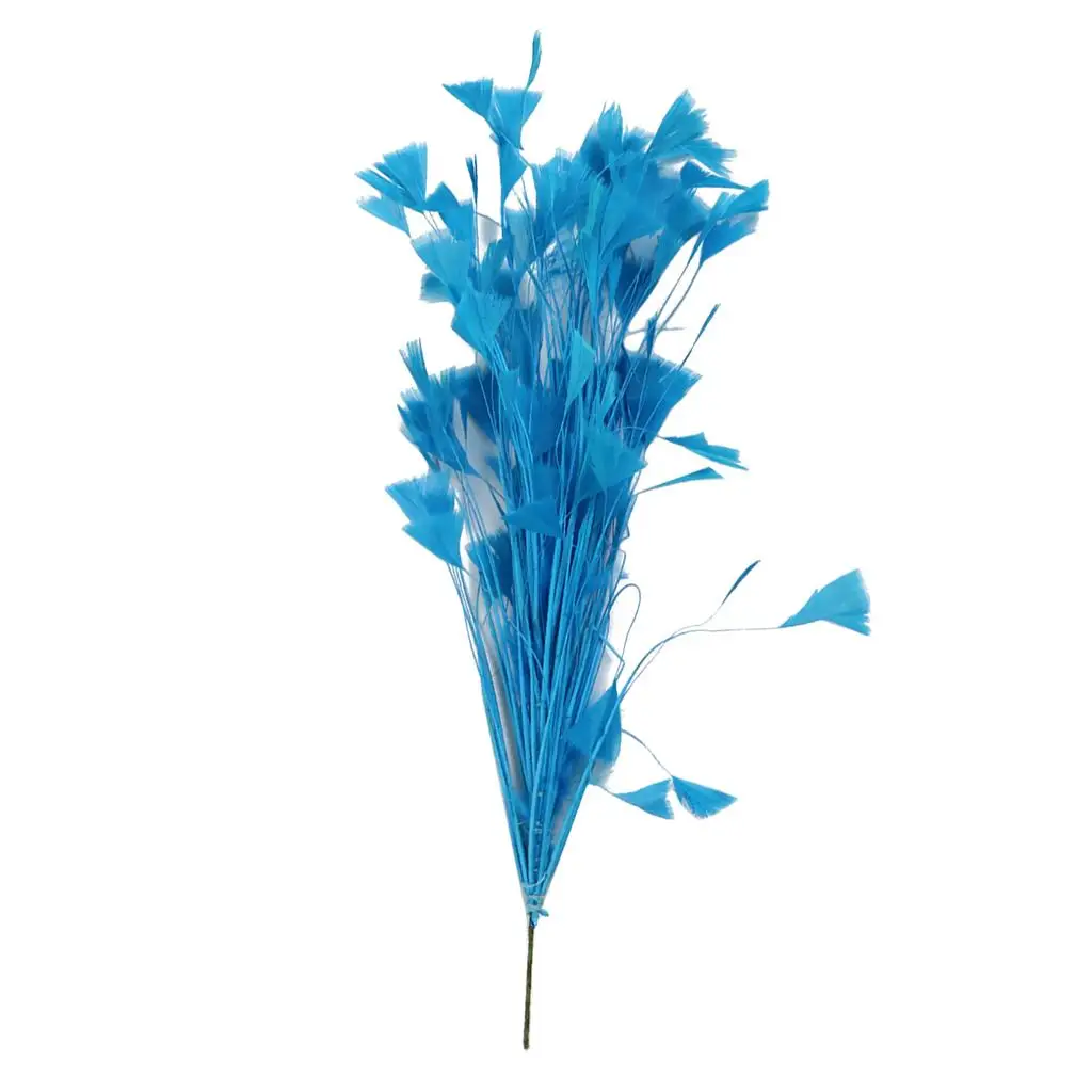 1 peça de pena de frango tingida para decoração, arranjos florais, design de fantasia