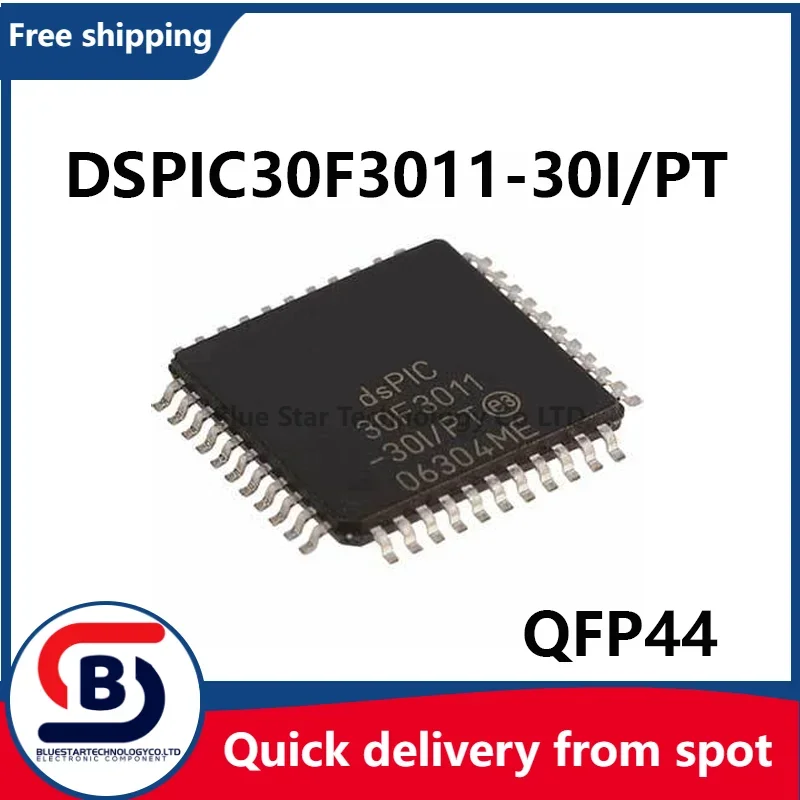 Free Shipping 2-10pcs/lots DSPIC30F3011-30I/PT DSPIC30F3011 30F3011 QFP44 Quick delivery from spot