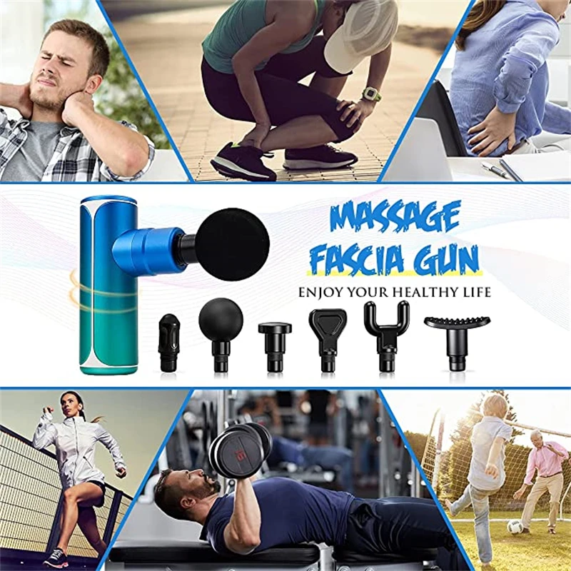 Arma portátil do massager do músculo da percussão para o alívio da dor super silencioso mini handheld massageadores elétricos para o tecido profundo dos músculos