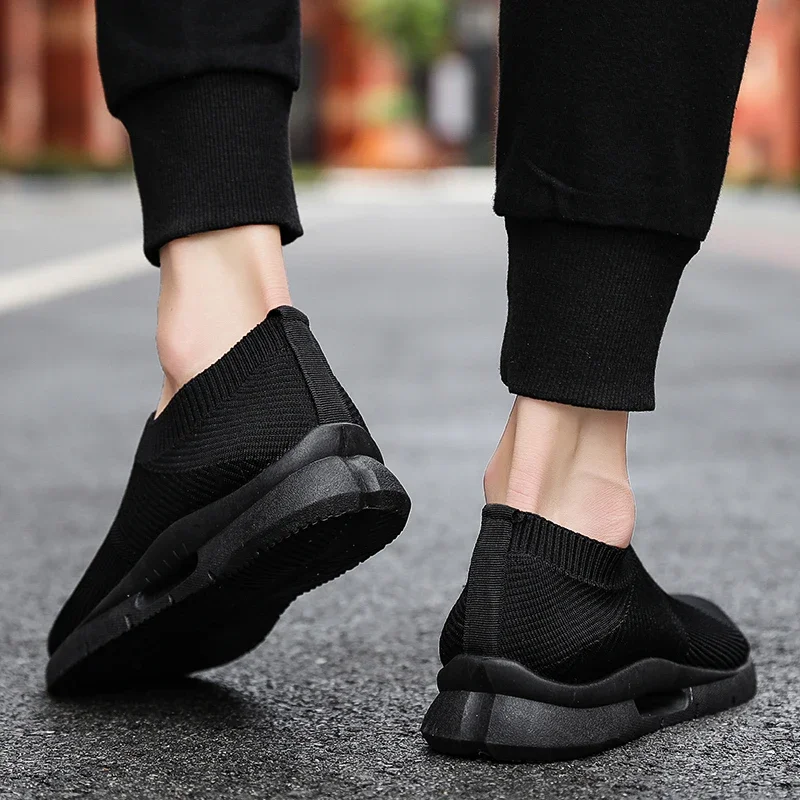 Damyuan Men Light Running Shoes Jogging Shoes Breathable Man Sneakers Slip on Loafer Shoe Men\'s Casual Shoes Size 46 2020