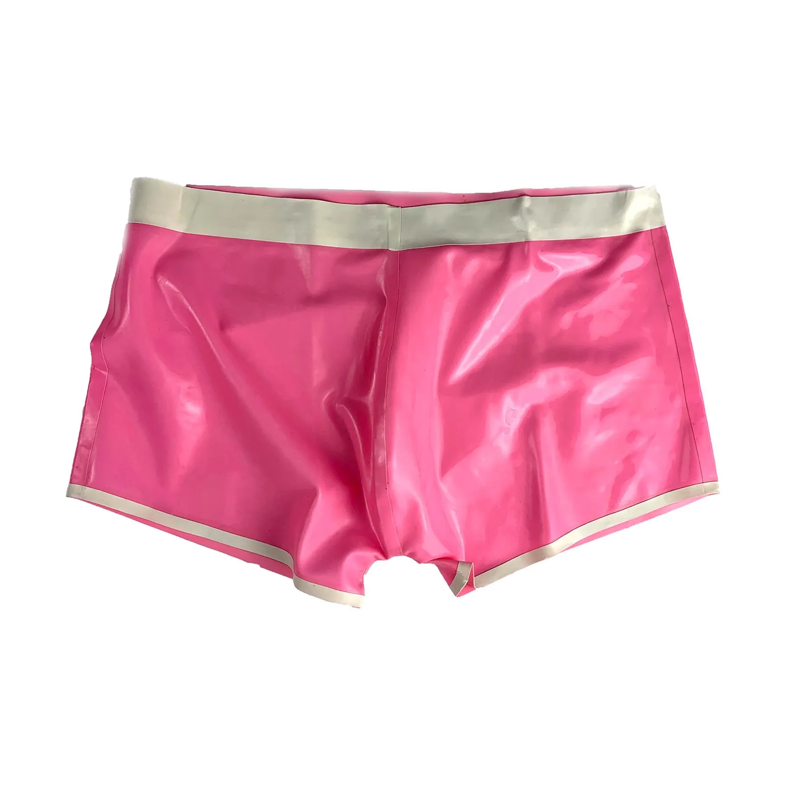 

MONNIK Latex Boxer Shorts Sexy Men Tight Briefs Men Panties Shorts Underwear Tight Underpants for Bodysuit Party Clubwear