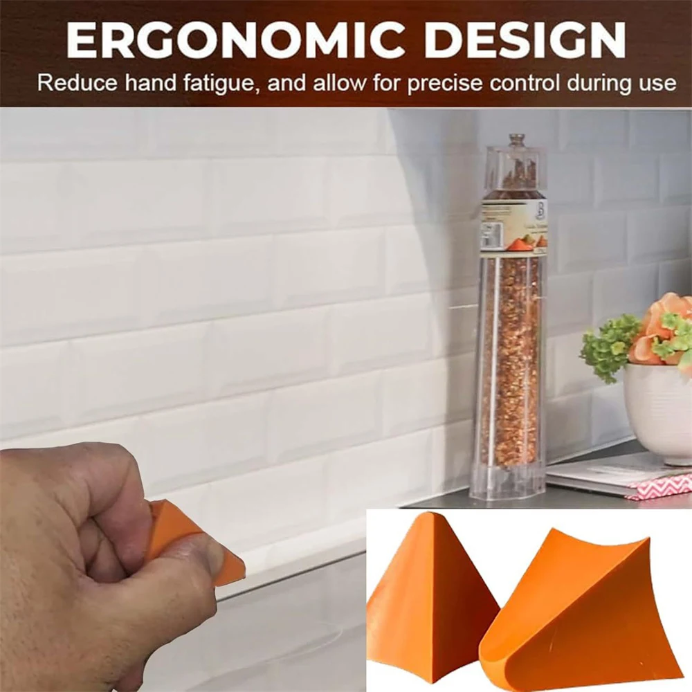 Portable Silicone Joint Filling Tool Set Home Secoration Tool Set Durable Wear Resistant Heat-Resistant Reduce Hand Fatigue