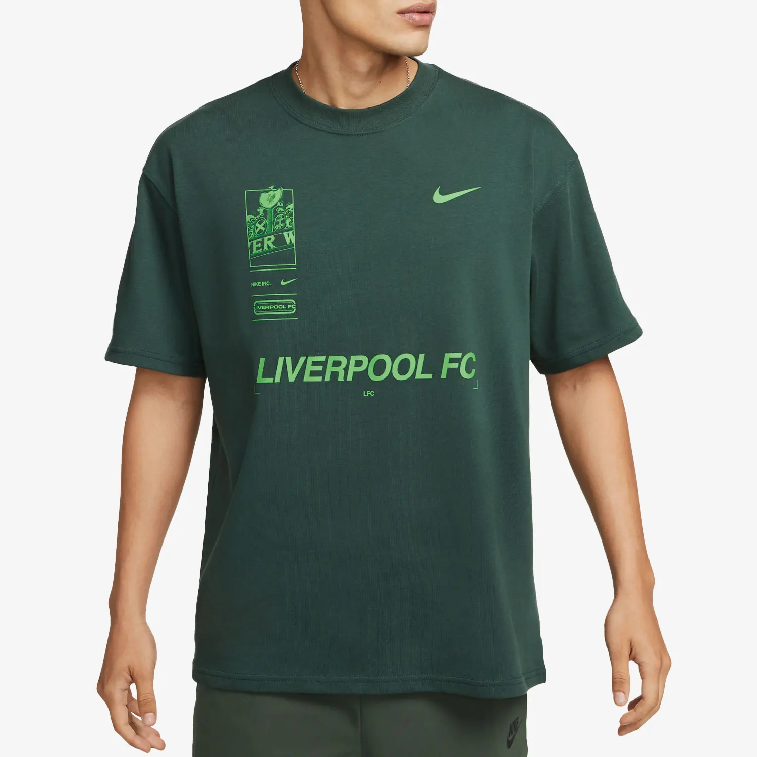 

Nike Authentic Men's Comfortable Leisure Breathable Round Neck Knit Sports T-Shirt FQ1545-397