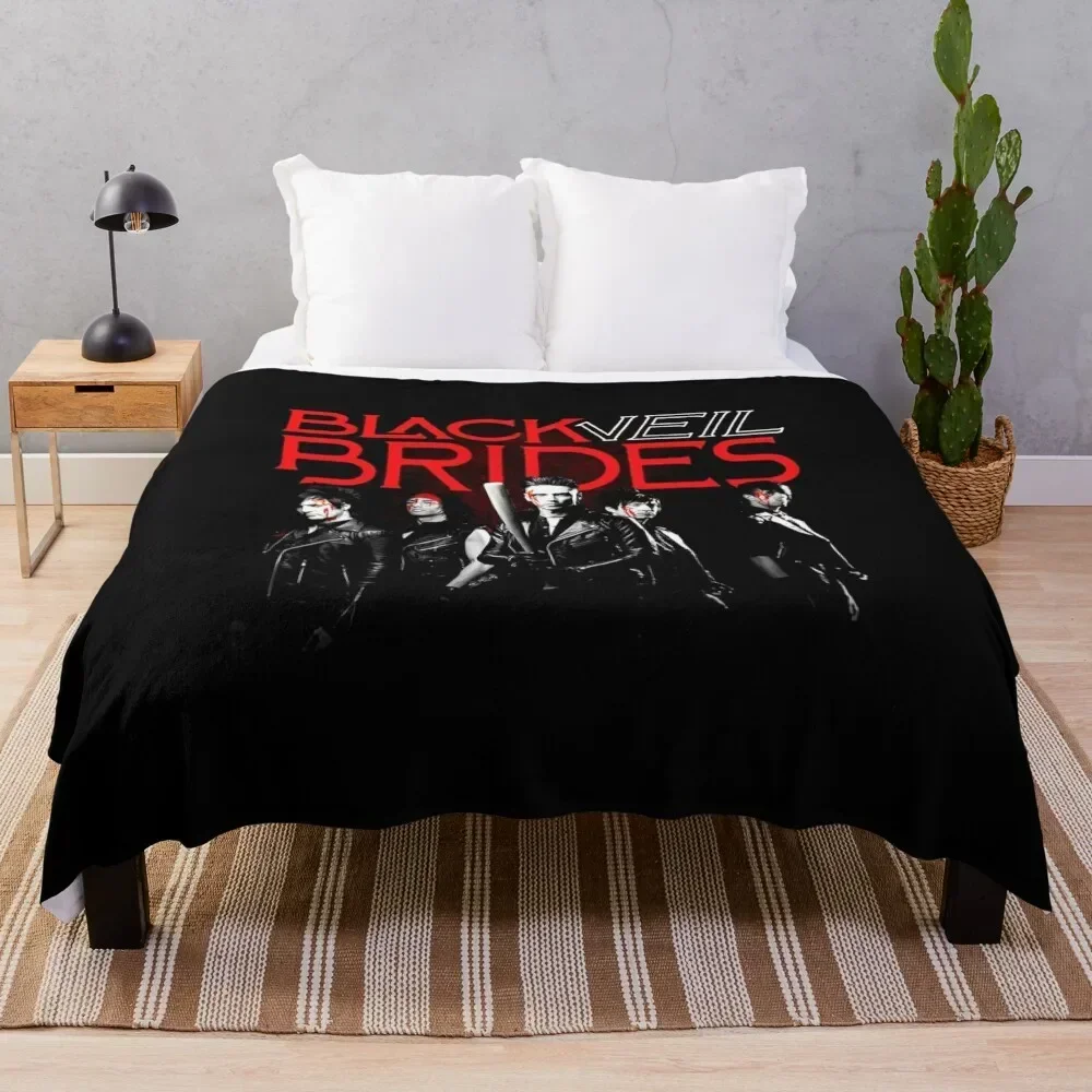 bvb black veil brides Throw Blanket Summer Bed covers Hairy Blankets