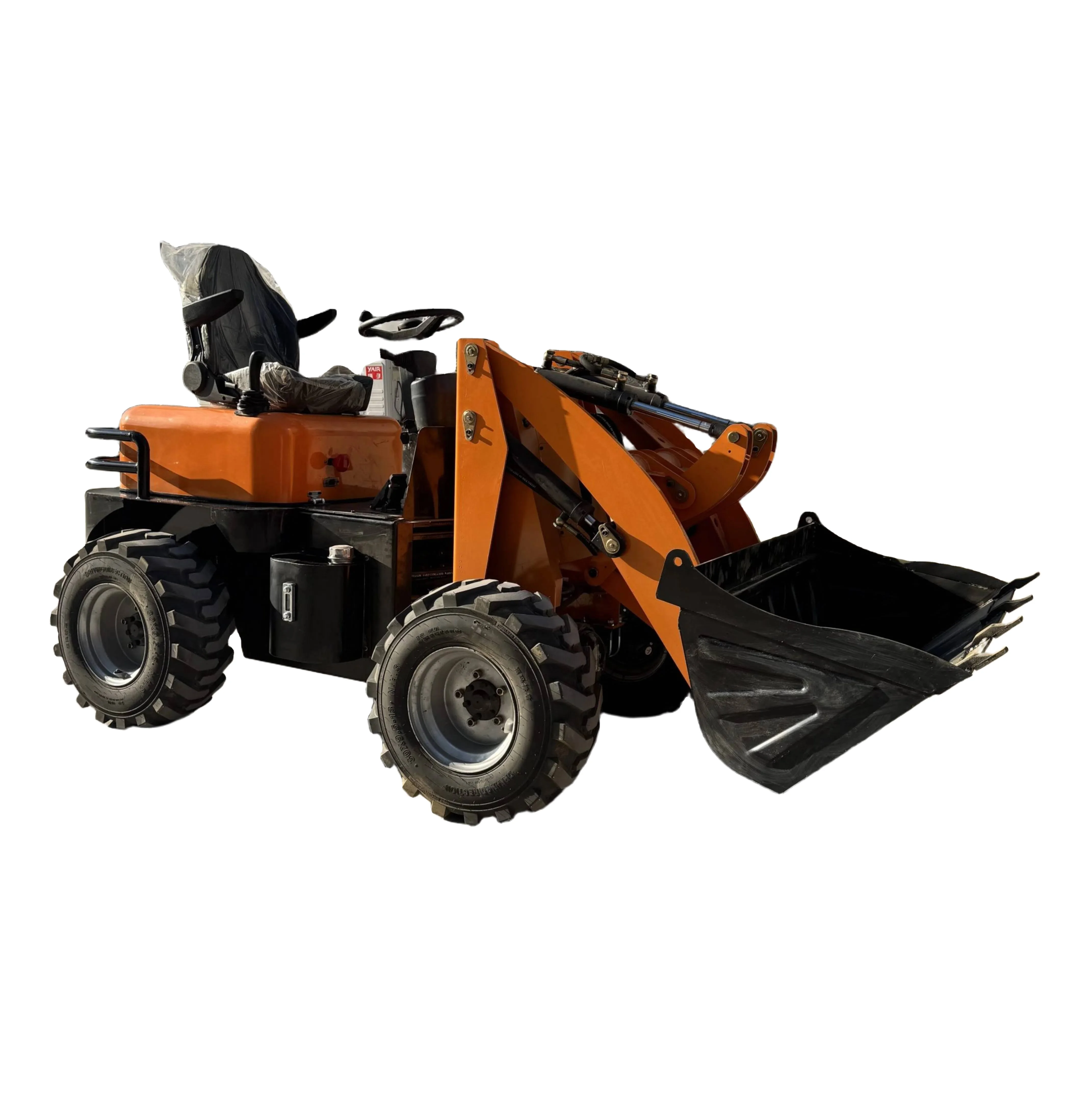 High Quality Mini Stand on Wheel Chinese Skid Steer Loader Small Earth - Moving Machinery for Sale
