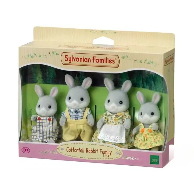 シルバニアファミリー Ternurines オリジナル Ternuas コットンテールウサギ家族ミニチュア食品子供のおもちゃキッチンおもちゃ Ternurines