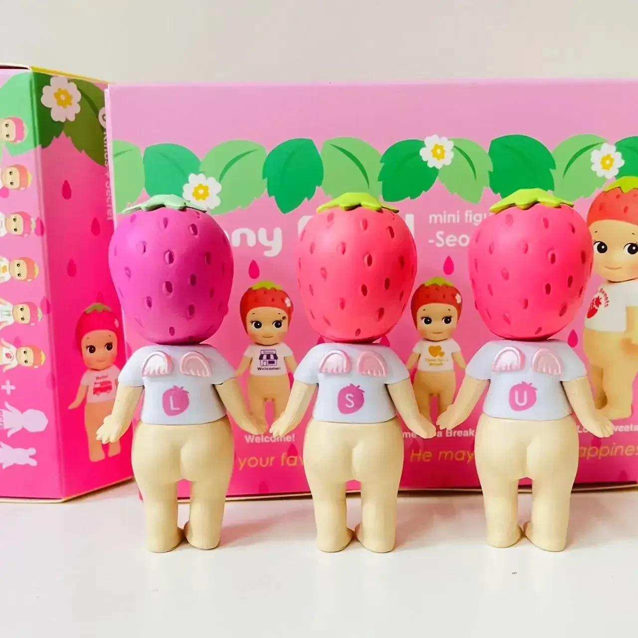 12개 소니엔젤 랜덤박스 서울 시리즈 귀여운 동물 과일 야채 미니 피규어 인형 컬렉션 어린이 팬 생일 선물