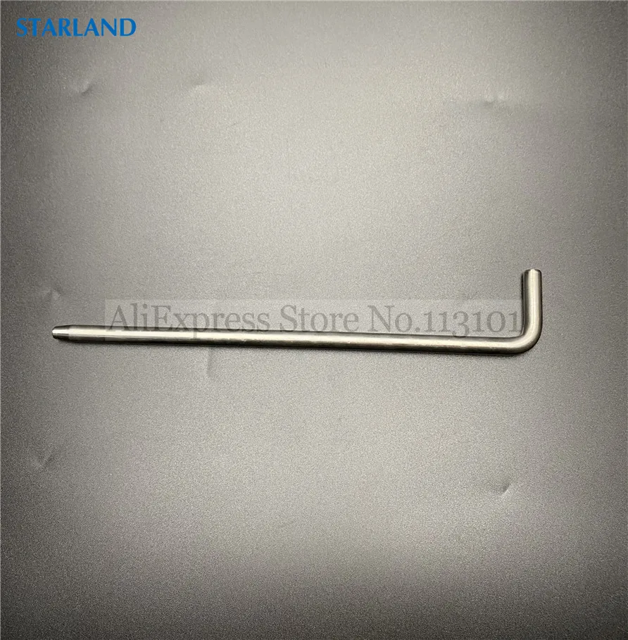 مكبس براغي من الفولاذ المقاوم للصدأ ، عمود تثبيت ، آلة صنع الآيس كريم ، ماكينات تقديم لينة ، قطع غيار بديلة ، طول ؛ ، YKF ، 1