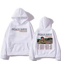 Benson Boone Hoodies Fireworks & Rollerblades World Tour Sweatshirt Streetwear Hip Hop Graphic Printing Pullovers Sudaderas Male