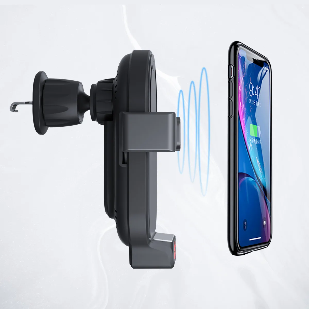 Roadi IC201 15W Wireless Charger Car Auto Magnetic Air Vent Phone Holder For iPhone Samsung Xiaomi Induction Fast Charging Mount