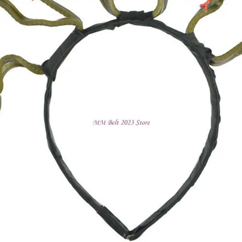 49ME مخيف الأفعى هيرباند هالوين القبعات حزب الدعائم المراهقين الكبار تأثيري حلي #2