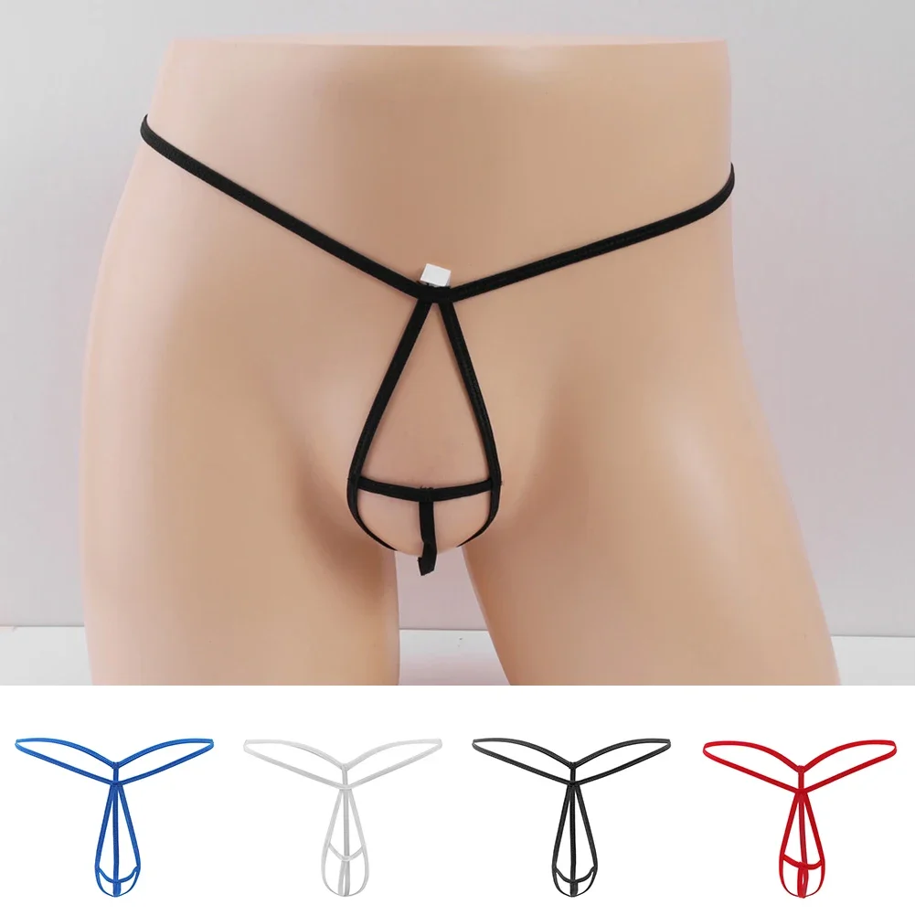 Unleash Your Inner Confidence with Men\'s T Back Thongs Ball Lifter Enhancer Bulge Pouch Panites Briefs Underwear