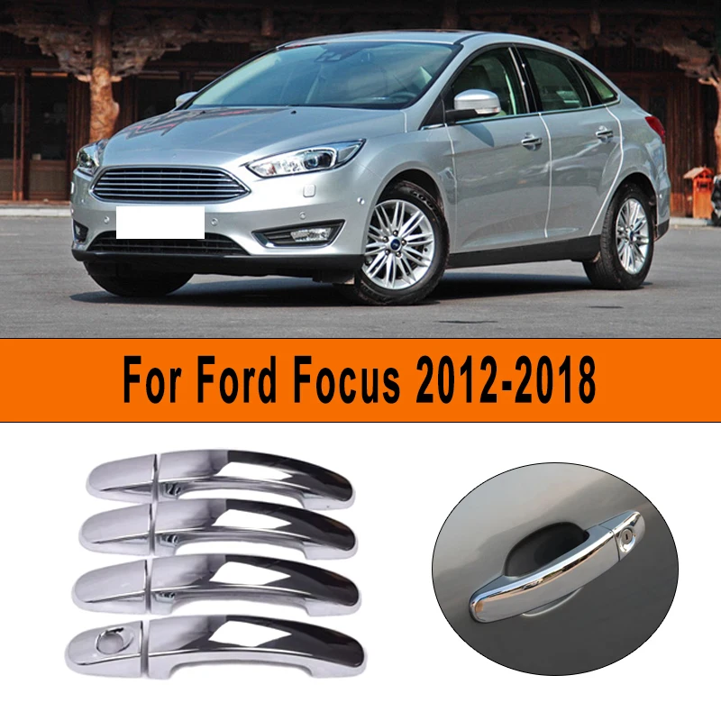 

Car Door Handle Covers Trim Overlay Styling Sticker Auto Exterior Accessories For Ford Focus 2012-2018 2017 2016 2015 2014 2013