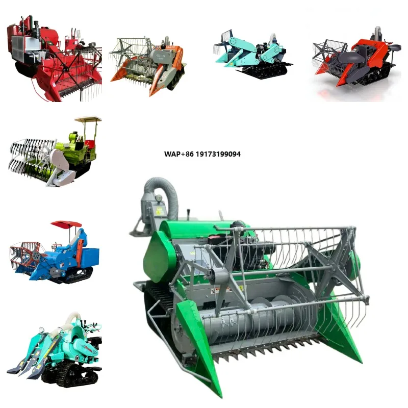 MINI HARVESTER Rice, Wheat Combine Harvester