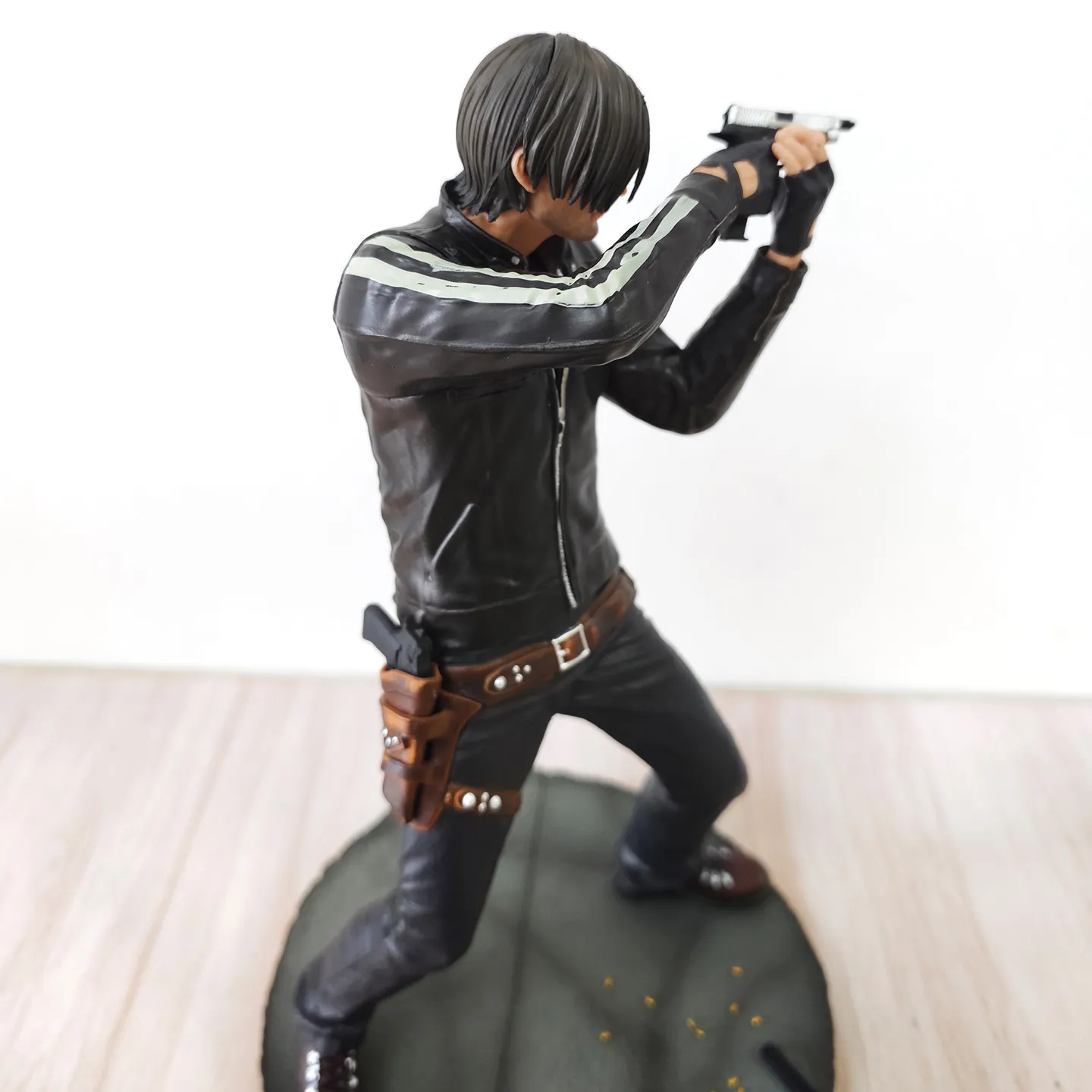 Manyuqing Resident Evil Leon Kennedy Action Figure Soldier With Gun Statue Desktop Decoration Anime Game Periphery Toy Gift