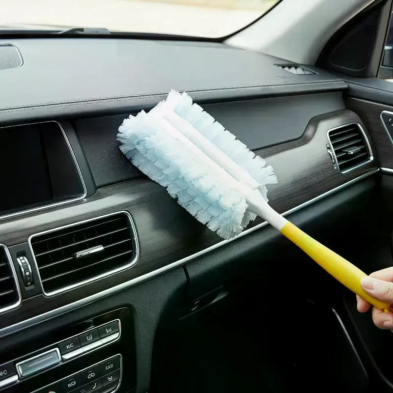 1 Pc 360° Single-Sided Electrostatic Dust Duster, Disposable Collector for Large-Scale Cleaning Dust Spider Webs & Ceiling Reach