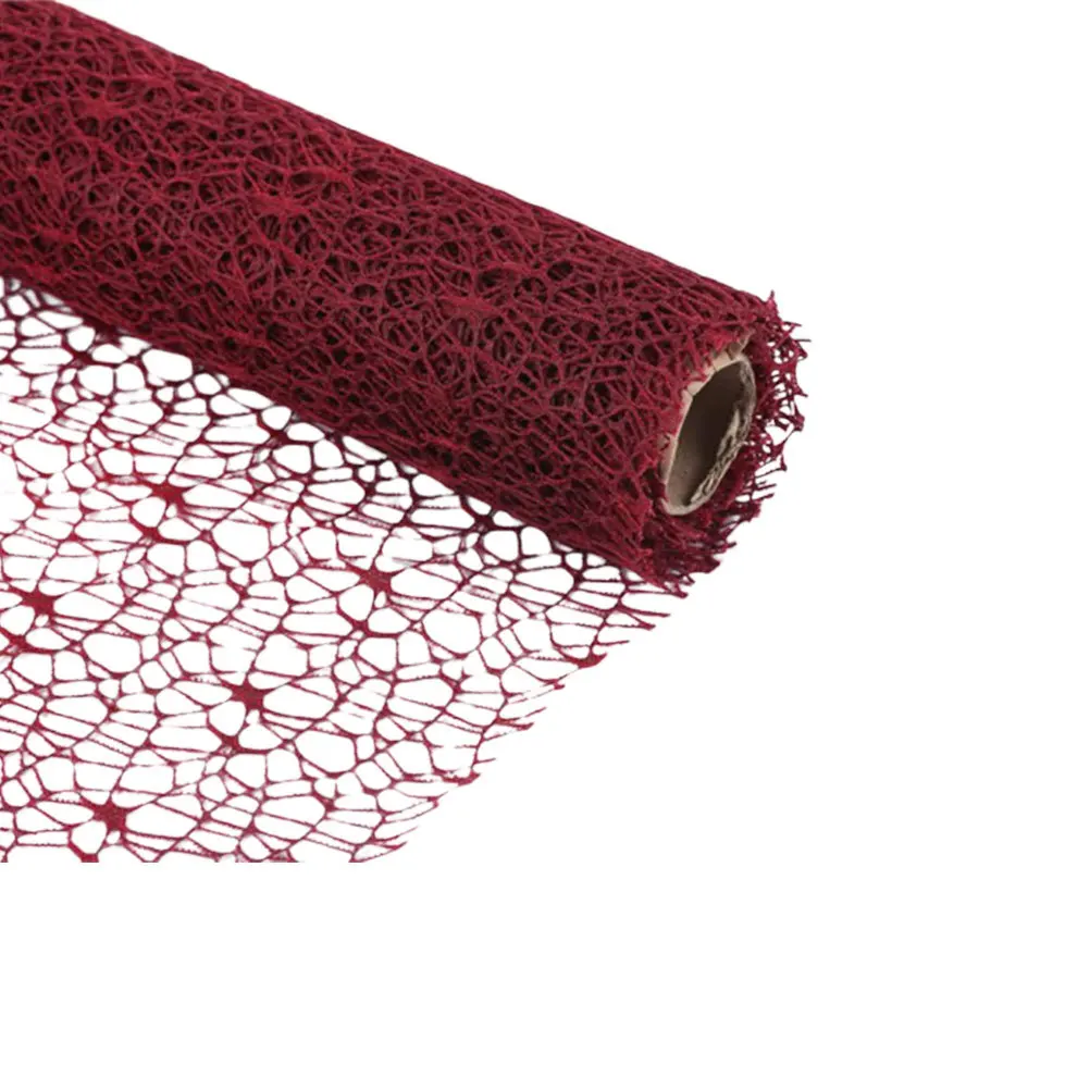 DIY الشاش لفة الجاكار صافي اليدوية سحر مهرجان الزفاف الديكور هدية التفاف الجاكار لفة التفاف هدية الشاش