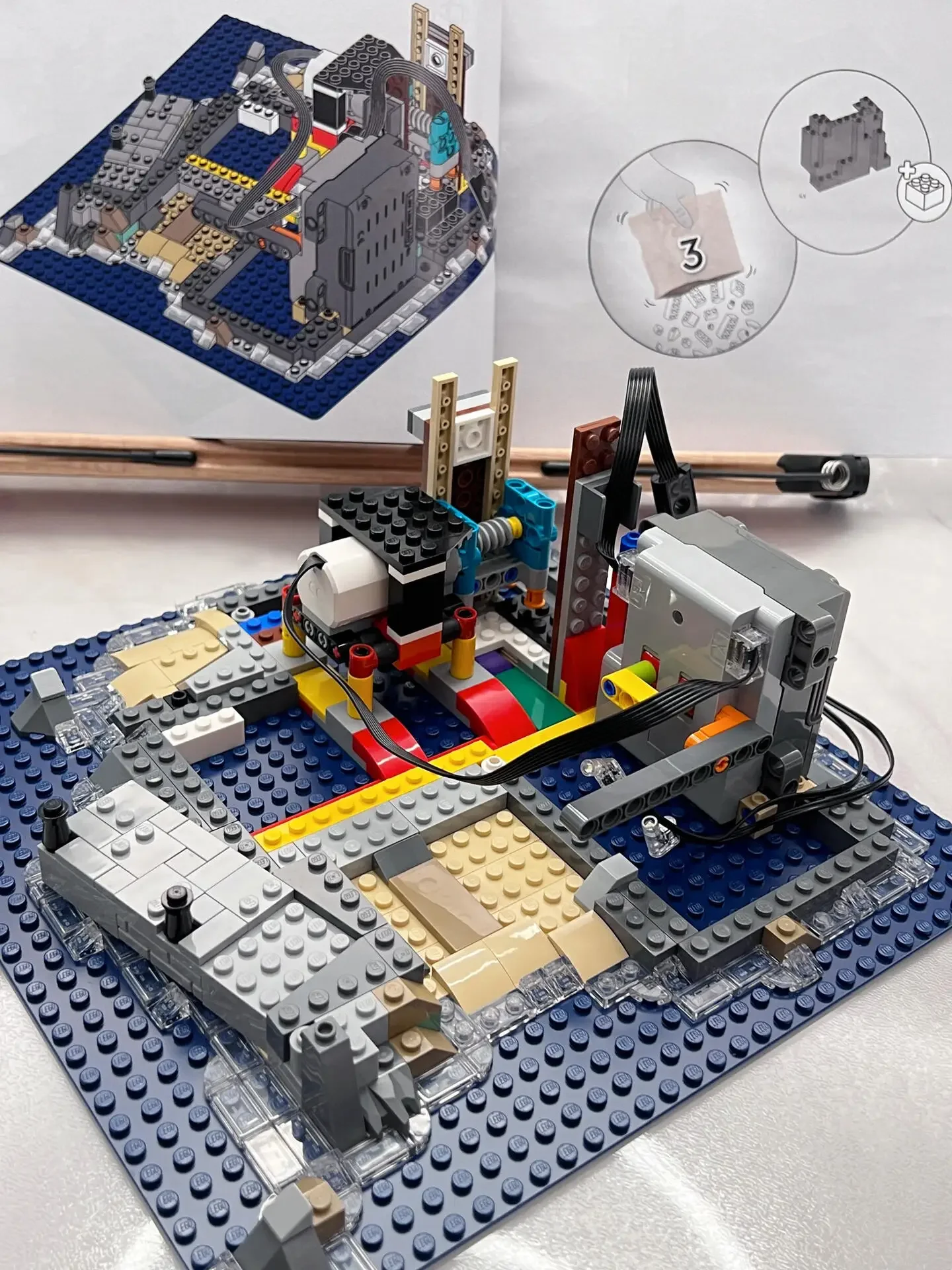 Compatible Motorized Rotating Lighthouse Building Kit 2056pcs w/LED & Power Functions Christmas and birthday gifts view 3